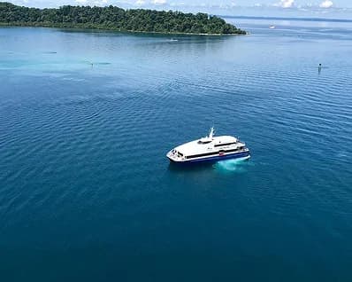 Ferry route from Ferry from Havelock to Port Blair