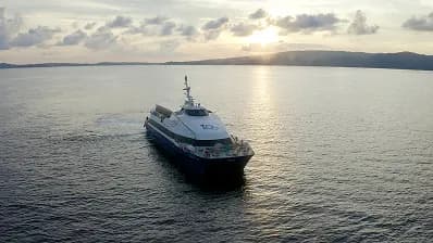 Ferry route from Ferry from Havelock to Neil Island